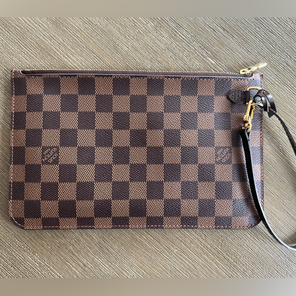 Louis Vuitton MM GM Neverfull Pouch Damier Ebene